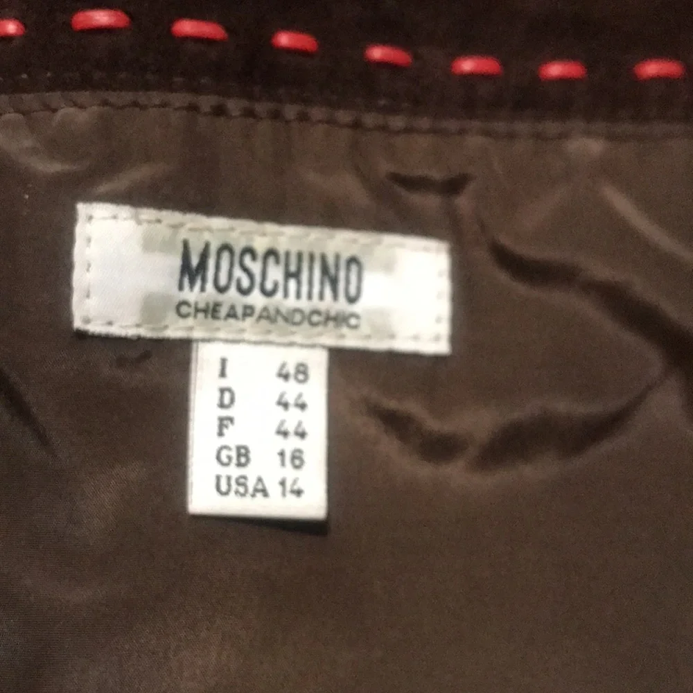 ⚡️FINAL PRICE⚡️ Moschino Cheap and Chic Vintage Flower Leather Skirt - Picture 11 of 16